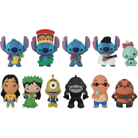 Monogram Disney: Lilo & Stitch - Stitch Series 2 3D Keychain (prijs per stuk) Monogram Disney: Lilo & Stitch - Stitch Series 2 3D Keychain (prijs per stuk)