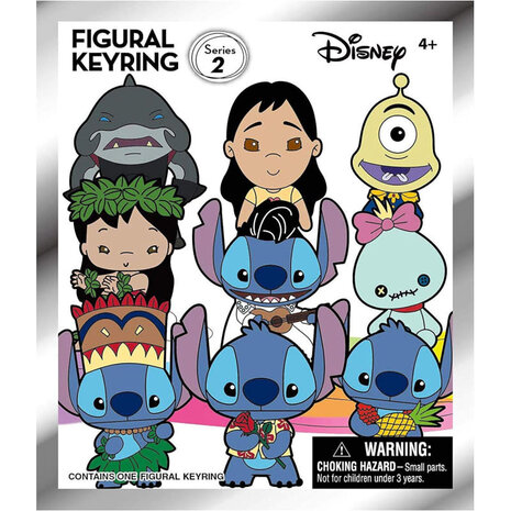 Monogram Disney: Lilo & Stitch - Stitch Series 2 3D Keychain (prijs per stuk) Monogram Disney: Lilo & Stitch - Stitch Series 2 3D Keychain (prijs per stuk)
