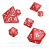 Oakie Doakie Dice Oakie Doakie Dice RPG Set Marble - Red (7) Oakie Doakie Dice Oakie Doakie Dice RPG Set Marble - Red (7)