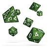 Oakie Doakie Dice Oakie Doakie Dice RPG Set Marble - Green (7) Oakie Doakie Dice Oakie Doakie Dice RPG Set Marble - Green (7)