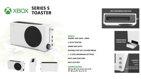 Ukonic Xbox Series S Toaster Ukonic Xbox Series S Toaster