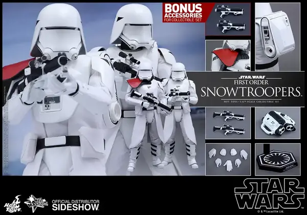 Star Wars - Episode VII: First Order Snowtroopers 1:6 figure Set Star Wars - Episode VII: First Order Snowtroopers 1:6 figure Set