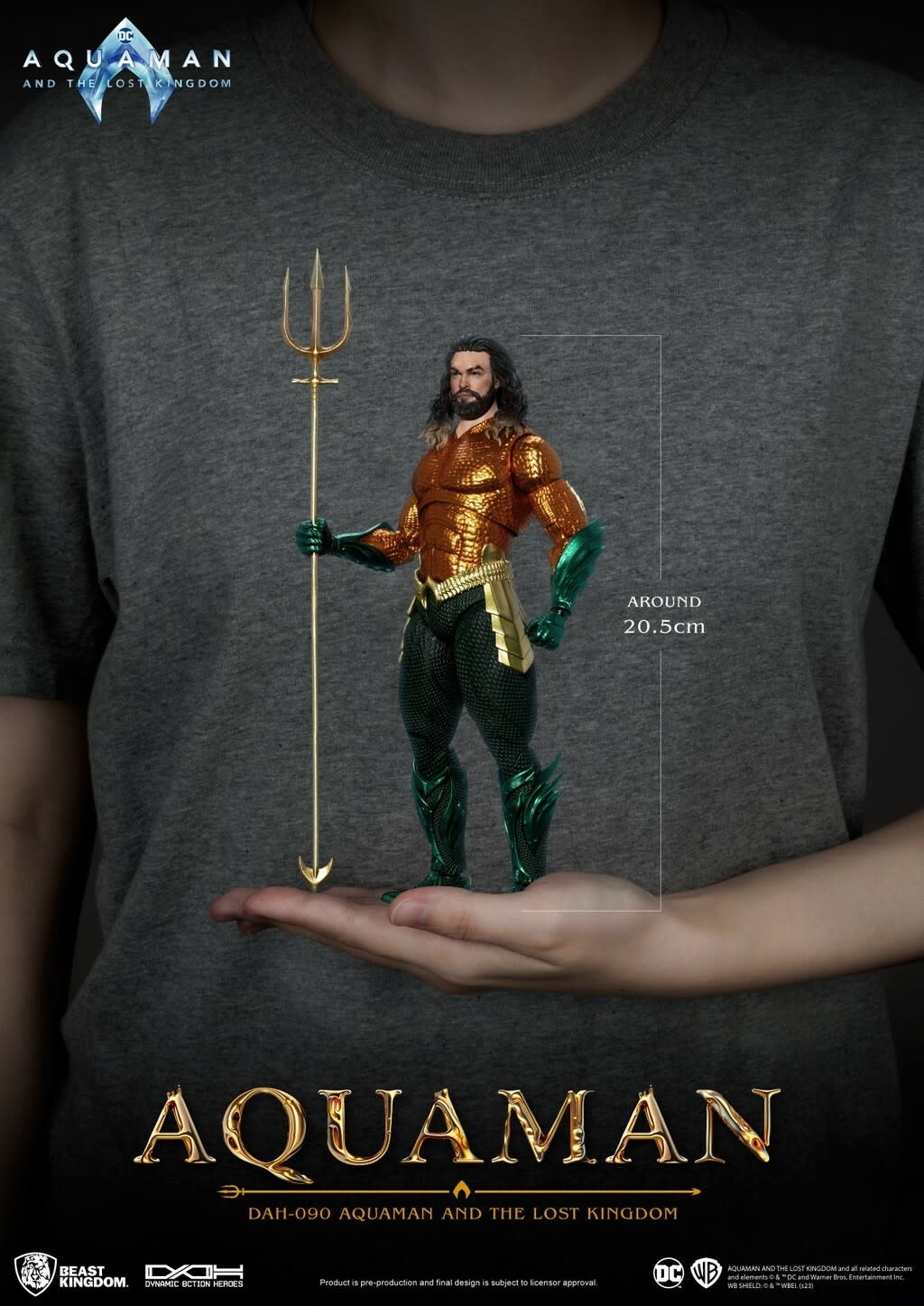 Beast Kingdom DC Comics Aquaman and the lost Kingdom Aquaman 1 9 Scale Figure