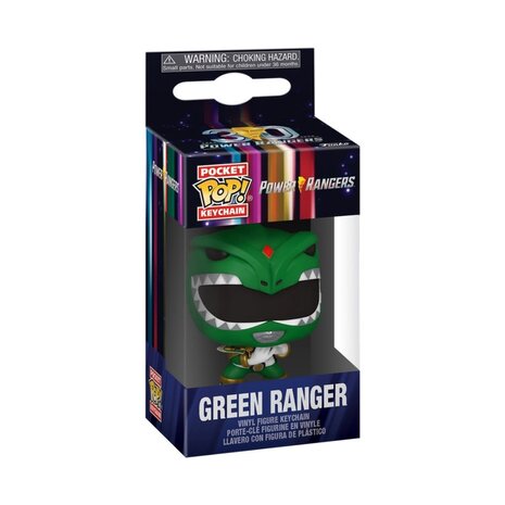 Funko Pocket Pop! Keychain: Mighty Morphin Power Rangers 30th Anniversary - Green Ranger Funko Pocket Pop! Keychain: Mighty Morphin Power Rangers 30th Anniversary - Green Ranger