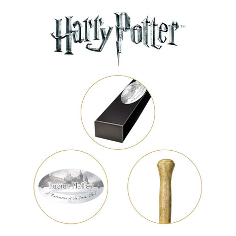 The Noble Collection Harry Potter: Lucius Malfoy's Wand (Character-Edition) The Noble Collection Harry Potter: Lucius Malfoy's Wand (Character-Edition)