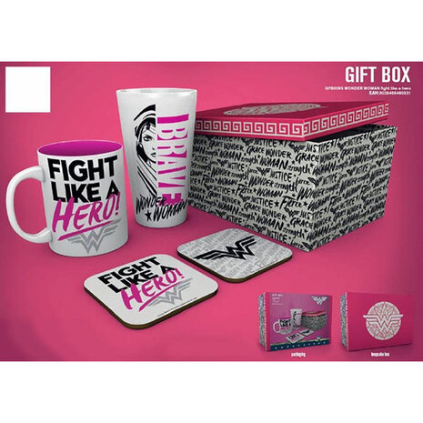 Hole In The Wall DC Comics: Wonder Woman Fight Like A Hero Gift Box Hole In The Wall DC Comics: Wonder Woman Fight Like A Hero Gift Box