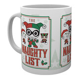 Hole In The Wall DC Comics: Harley Quinn Naughty List Christmas Mug Hole In The Wall DC Comics: Harley Quinn Naughty List Christmas Mug