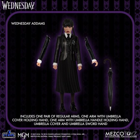 Mezcotoys Wednesday: 5 Points - Wednesday & Enid Action Figure Boxed Set Mezcotoys Wednesday: 5 Points - Wednesday & Enid Action Figure Boxed Set