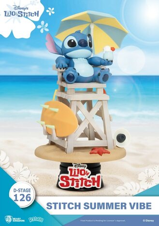 Beast Kingdom Disney: Lilo & Stitch - Stitch Summer Vibe PVC Diorama Beast Kingdom Disney: Lilo & Stitch - Stitch Summer Vibe PVC Diorama