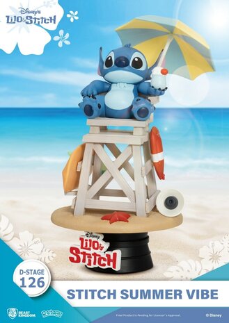 Beast Kingdom Disney: Lilo & Stitch - Stitch Summer Vibe PVC Diorama Beast Kingdom Disney: Lilo & Stitch - Stitch Summer Vibe PVC Diorama