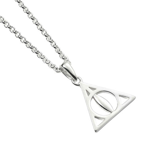 The Noble Collection Harry Potter: Sterling Silver Deathly Hallows Necklace The Noble Collection Harry Potter: Sterling Silver Deathly Hallows Necklace