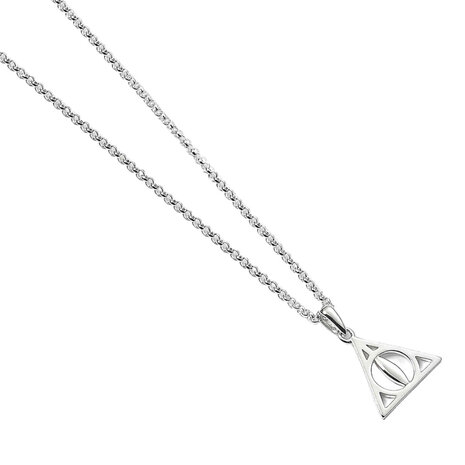 The Noble Collection Harry Potter: Sterling Silver Deathly Hallows Necklace The Noble Collection Harry Potter: Sterling Silver Deathly Hallows Necklace