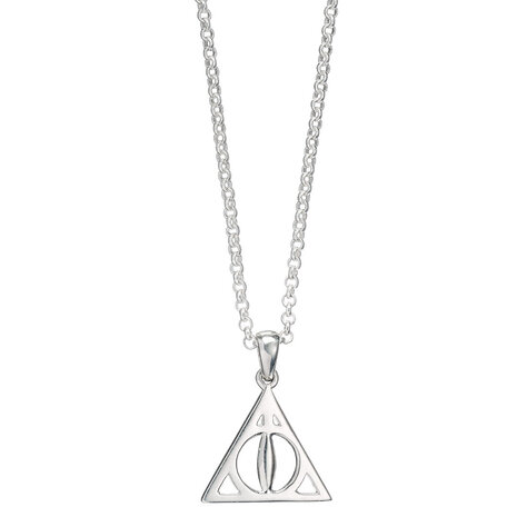 The Noble Collection Harry Potter: Sterling Silver Deathly Hallows Necklace The Noble Collection Harry Potter: Sterling Silver Deathly Hallows Necklace