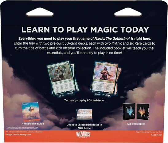 wizards of the coast Magic the Gathering Starter Kit 2023 English wizards of the coast Magic the Gathering Starter Kit 2023 English