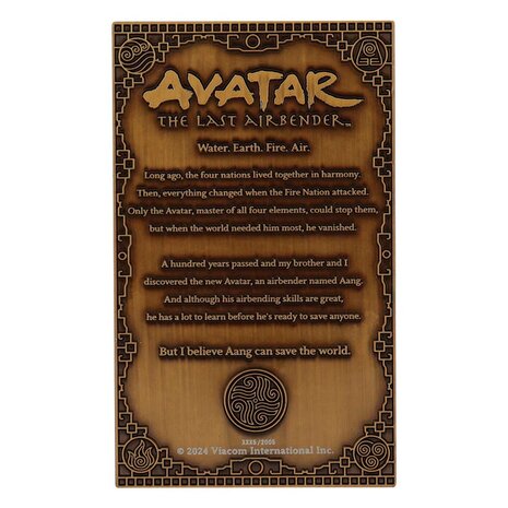 Avatar: The Last Airbender - Aang Limited Edition Ingot Avatar: The Last Airbender - Aang Limited Edition Ingot