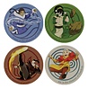 Avatar: The Last Airbender - Set of 4 Embossed Metal Coasters Avatar: The Last Airbender - Set of 4 Embossed Metal Coasters