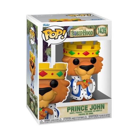 Funko Pop! Disney: Robin Hood - Prince John Funko Pop! Disney: Robin Hood - Prince John