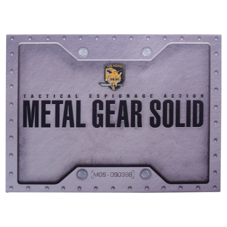 Metal Gear Solid Limited Edition Set of 3 key cards Metal Gear Solid Limited Edition Set of 3 key cards