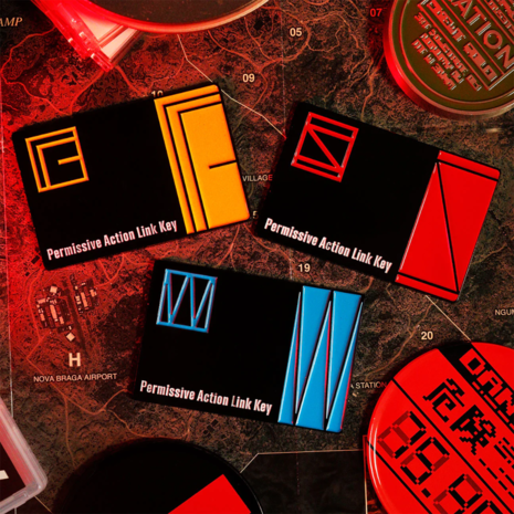Metal Gear Solid Limited Edition Set of 3 key cards Metal Gear Solid Limited Edition Set of 3 key cards