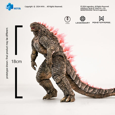 Hiya Toys Godzilla x Kong: The New Empire - Godzilla Evolved Version 7 inch Action Figure Hiya Toys Godzilla x Kong: The New Empire - Godzilla Evolved Version 7 inch Action Figure