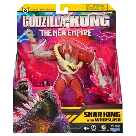 Godzilla x Kong: The New Empire - Skar King with Whipslash 6 inch Action Figure Godzilla x Kong: The New Empire - Skar King with Whipslash 6 inch Action Figure