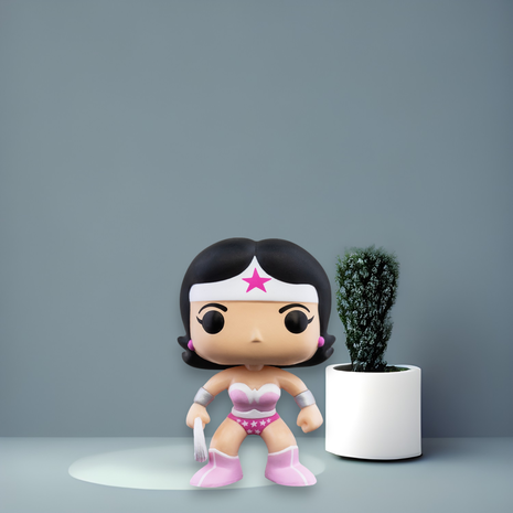 Funko Pop! DC Comics : Sensibilisation au Cancer du Sein - Wonder Woman Funko Pop! DC Comics : Sensibilisation au Cancer du Sein - Wonder Woman