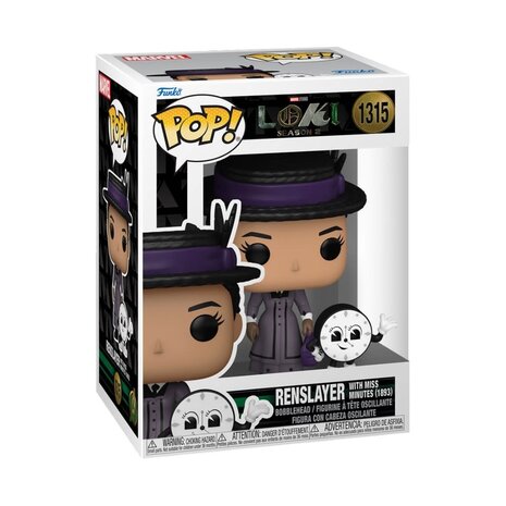 Funko Pop! & Buddy: Loki Season 2 - Renslayer with Miss Minutes 1893 Funko Pop! & Buddy: Loki Season 2 - Renslayer with Miss Minutes 1893