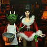NECA Elvira: Very Scary Xmas Elvira 8 inch Clothed Action Figure NECA Elvira: Very Scary Xmas Elvira 8 inch Clothed Action Figure
