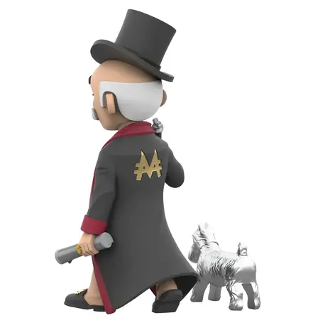 Mighty Jaxx Monopoly: Mr. Monopoly and Dog Off Work Statue Mighty Jaxx Monopoly: Mr. Monopoly and Dog Off Work Statue