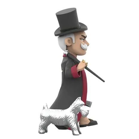 Mighty Jaxx Monopoly: Mr. Monopoly and Dog Off Work Statue Mighty Jaxx Monopoly: Mr. Monopoly and Dog Off Work Statue