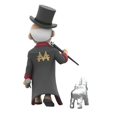 Mighty Jaxx Monopoly: Mr. Monopoly and Dog Off Work Statue Mighty Jaxx Monopoly: Mr. Monopoly and Dog Off Work Statue