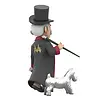 Mighty Jaxx Monopoly: Mr. Monopoly and Dog Off Work Statue Mighty Jaxx Monopoly: Mr. Monopoly and Dog Off Work Statue