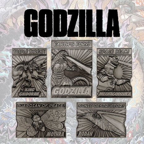 Godzilla: Limited Edition Monsters Ingot Premium Set of 5 Godzilla: Limited Edition Monsters Ingot Premium Set of 5