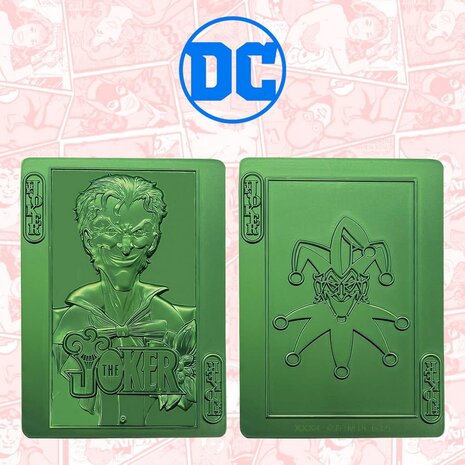 DC Comics: The Joker Playing Card Limited Edition Ingot DC Comics: The Joker Playing Card Limited Edition Ingot
