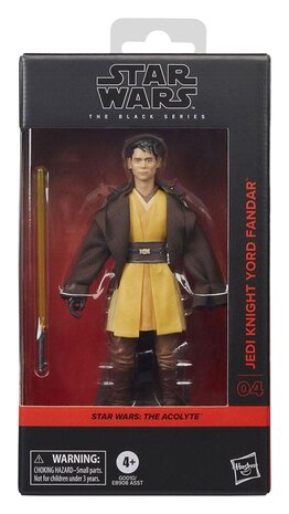Hasbro Star Wars: The Acolyte - Jedi Knight Yord Fandar - Black Series Action Figure Hasbro Star Wars: The Acolyte - Jedi Knight Yord Fandar - Black Series Action Figure
