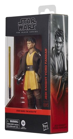 Hasbro Star Wars: The Acolyte - Jedi Knight Yord Fandar - Black Series Action Figure Hasbro Star Wars: The Acolyte - Jedi Knight Yord Fandar - Black Series Action Figure