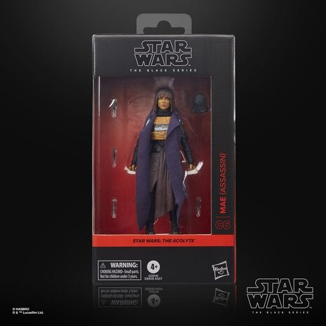 Hasbro Star Wars: The Acolyte - Mae (Assassin) - Black Series Action Figure Hasbro Star Wars: The Acolyte - Mae (Assassin) - Black Series Action Figure