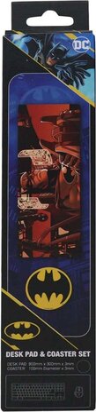 DC Batman XL Desk Pad & Coaster Set DC Batman XL Desk Pad & Coaster Set