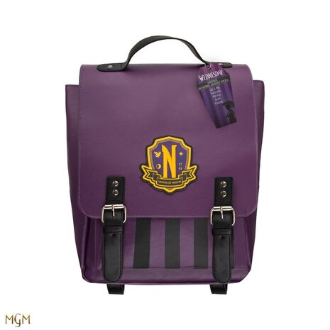 Cinereplicas Wednesday: Nevermore Academy Purple Backpack Cinereplicas Wednesday: Nevermore Academy Purple Backpack
