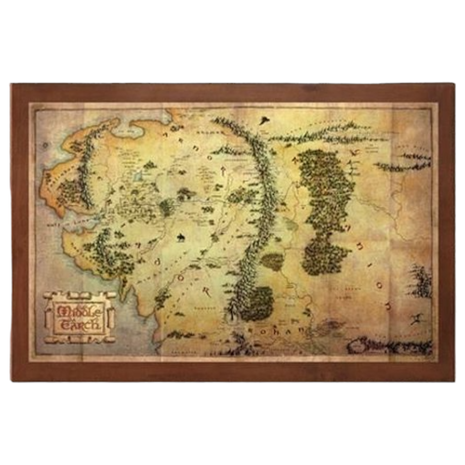 The Noble Collection The Hobbit: The Map of Middle-Earth The Noble Collection The Hobbit: The Map of Middle-Earth