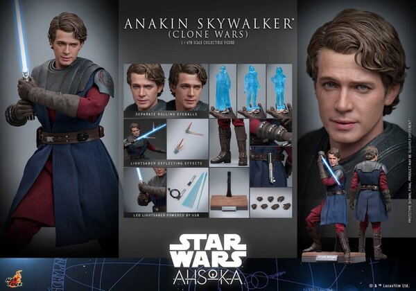 Star Wars: Clone Wars - Anakin Skywalker 1:6 Scale Figure Star Wars: Clone Wars - Anakin Skywalker 1:6 Scale Figure