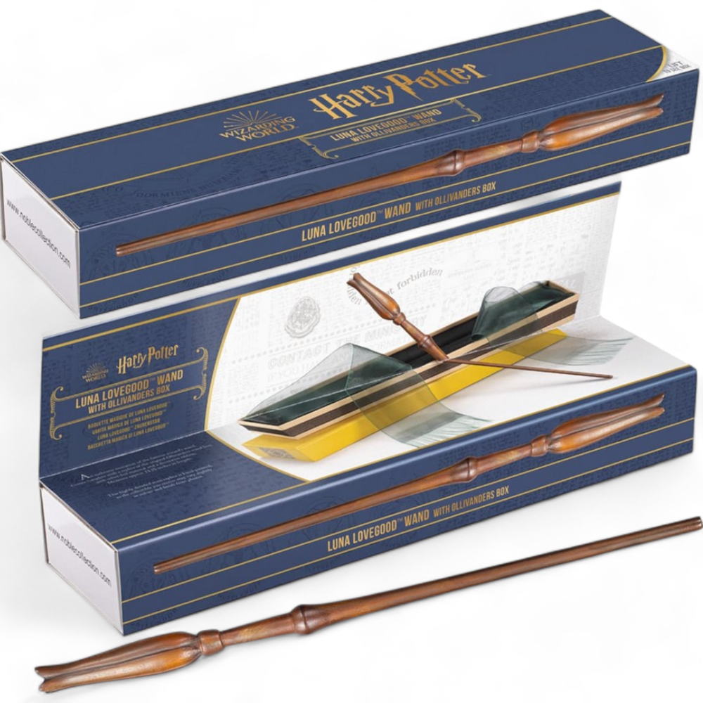 The Noble Collection Harry Potter: Luna Lovegood Wand in Ollivanders Box The Noble Collection Harry Potter: Luna Lovegood Wand in Ollivanders Box