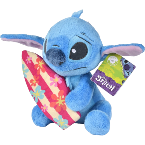 Simba Toys Disney: Lilo and Stitch - Stitch with Surfboard 25 cm Plush Simba Toys Disney: Lilo and Stitch - Stitch with Surfboard 25 cm Plush