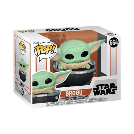 Funko Pop! Star Wars: The Mandalorian - Grogu in Hovering Pram Funko Pop! Star Wars: The Mandalorian - Grogu in Hovering Pram