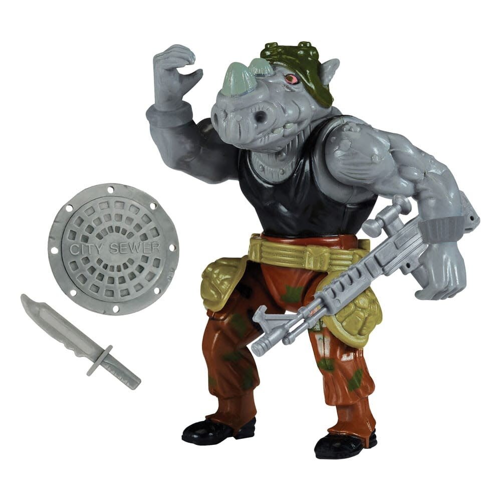 Teenage Mutant Ninja Turtles: Classic Mutant Action Figure - Rocksteady Teenage Mutant Ninja Turtles: Classic Mutant Action Figure - Rocksteady