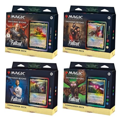 wizards of the coast Magic the Gathering: Universes Beyond - Fallout - Commander Deck wizards of the coast Magic the Gathering: Universes Beyond - Fallout - Commander Deck
