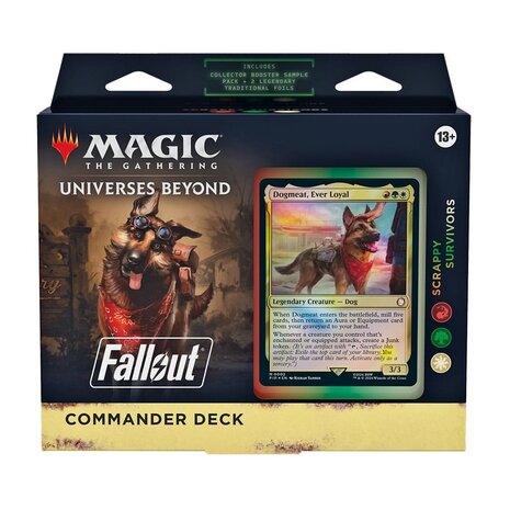 wizards of the coast Magic the Gathering: Universes Beyond - Fallout - Commander Deck wizards of the coast Magic the Gathering: Universes Beyond - Fallout - Commander Deck