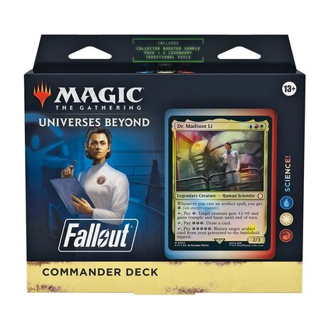 wizards of the coast Magic the Gathering: Universes Beyond - Fallout - Commander Deck wizards of the coast Magic the Gathering: Universes Beyond - Fallout - Commander Deck