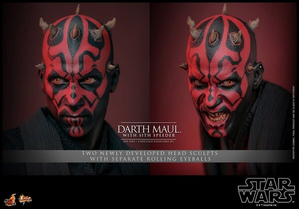Star Wars: The Phantom Menace 25th Anniversary - Darth Maul with Sith Speeder 1:6 Scale Figure Set Star Wars: The Phantom Menace 25th Anniversary - Darth Maul with Sith Speeder 1:6 Scale Figure Set