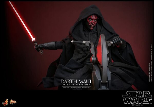 Star Wars: The Phantom Menace 25th Anniversary - Darth Maul with Sith Speeder 1:6 Scale Figure Set Star Wars: The Phantom Menace 25th Anniversary - Darth Maul with Sith Speeder 1:6 Scale Figure Set